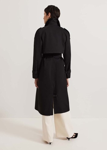 Phase Eight Avalie Trench Coats Black USA | 4072981-AD